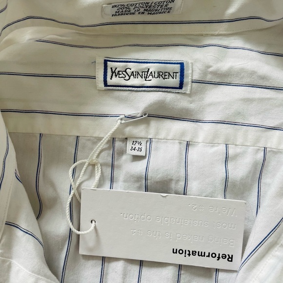 Reformation Vintage YSL Oversized Button Down - Picture 2 of 3